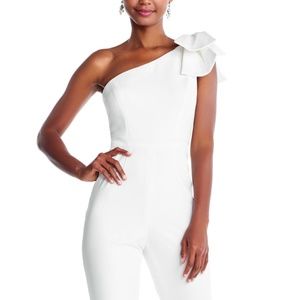 COPY - Adrianna Papell Bow Shoulder Jumpsuit